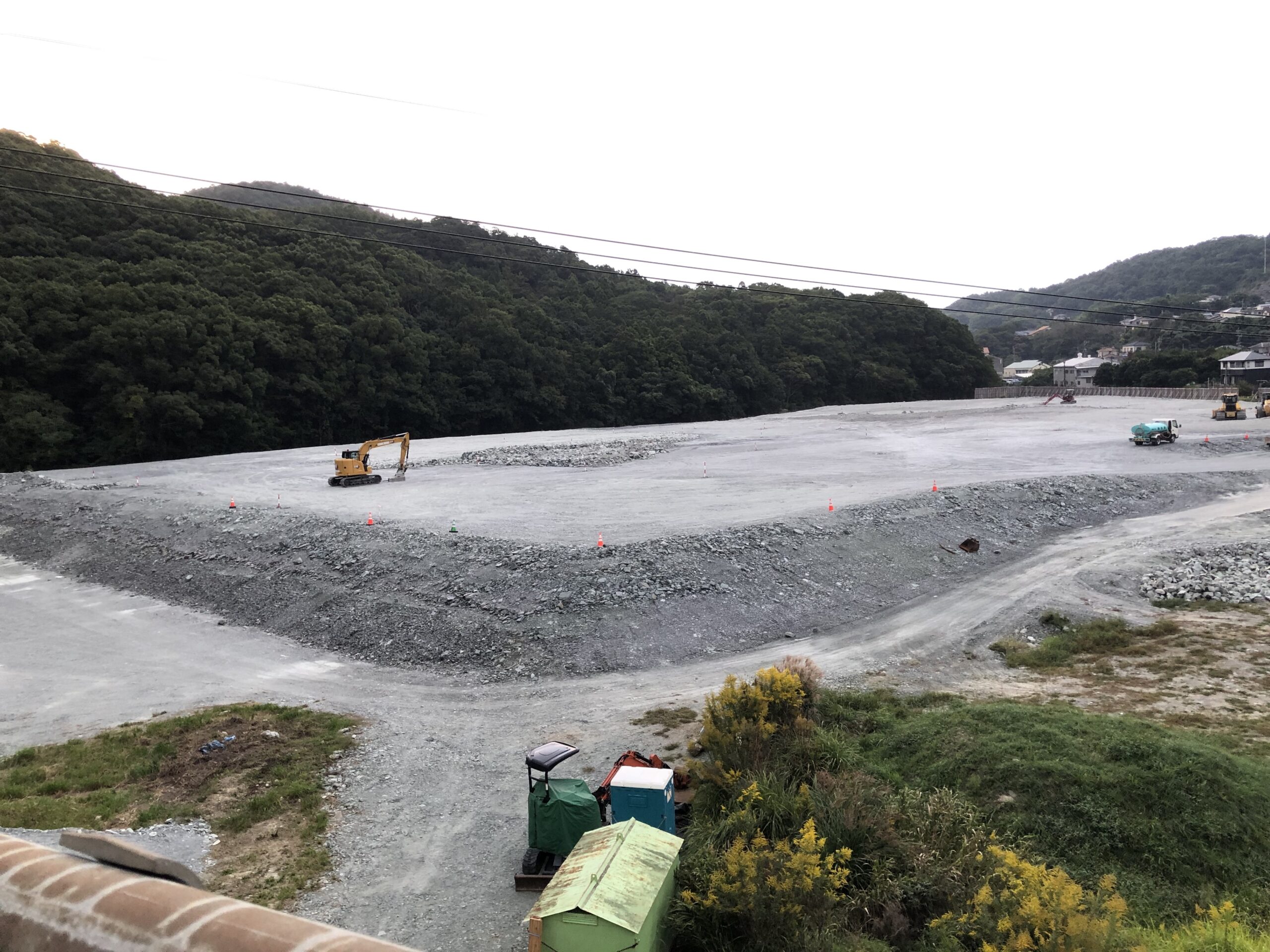 栄上水源地跡地　かさあげが最近一気に高まりました。